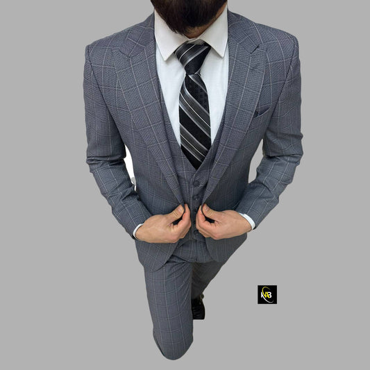 Men 3 Piece  Suit Made from Turkey